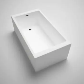 White Acrylic Bathtub